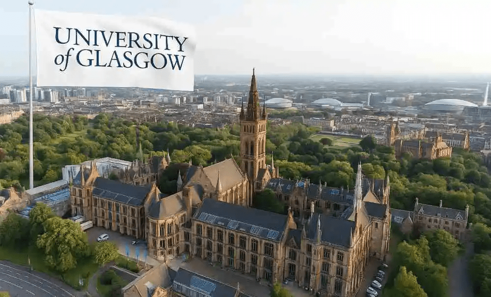 University of Glasgow campus, home of the Healthy Working Lives Group (HWLG) delivering occupational health and occupational medicine education.